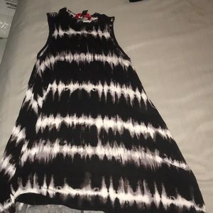 Hot kiss tye dye dress